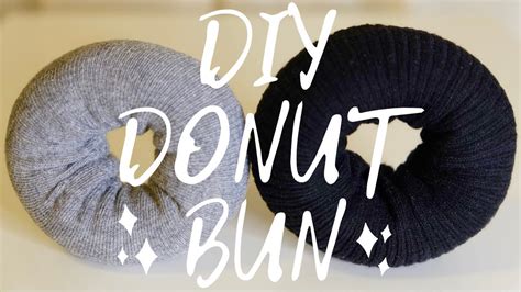 Check out this video for donut bun hairstyle. HOW-TO | MAKE A DONUT BUN USING SOCKS | Mars Paradise ...