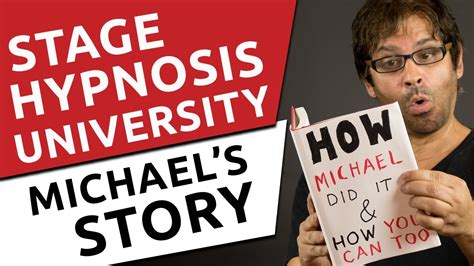 Reasons to become a hypnotist. How Michael became a Stage Hypnotist | Stage Hypnosis ...