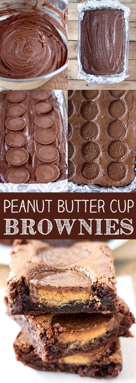 There are 16 tablespoons in a cup. Reese's Peanut Butter Cup Brownies | Recipe | Desserts ...