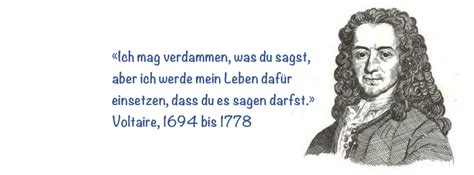 Alles was du sagst, sollte wahr sein. Roger Hausmann on Twitter: "Ich hab das Voltaire-Zitat als ...