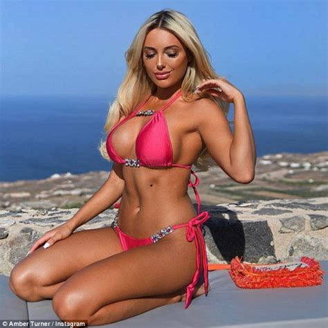 Busty blonde pornstar sandy fucked. TOWIE's Amber Turner shows off her ample cleavage in a ...