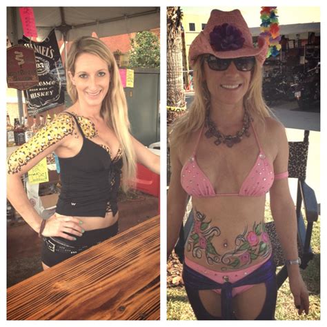Rally headquarters opens daily at 8am and is located on the boardwalk of lakeside avenue, right in weirs beach. Body Painting Harley Davidson Daytona Bike Week 2015 ...