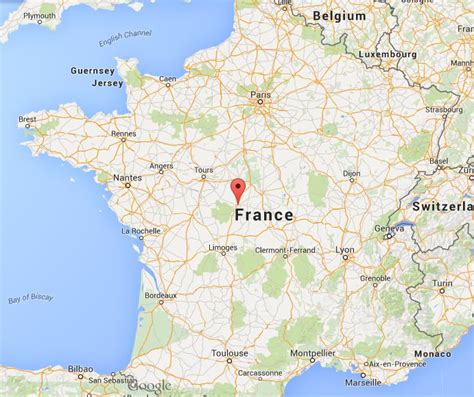 Find a town, a zip code, a department, a region. Where is Chateauroux on map France