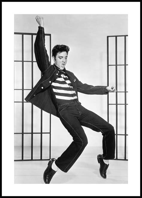 Here comes santa claus (right down santa claus lane). Poster Elvis Presley - Poster in bianco e nero online ...