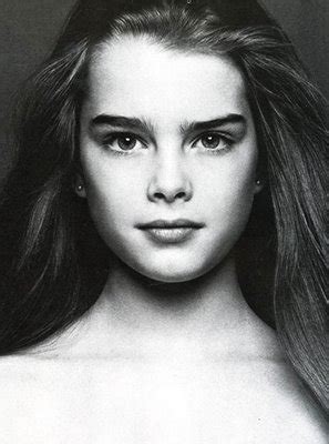 Black & white by @wattermelonnsugarr. Shalom: Young Brooke Shields