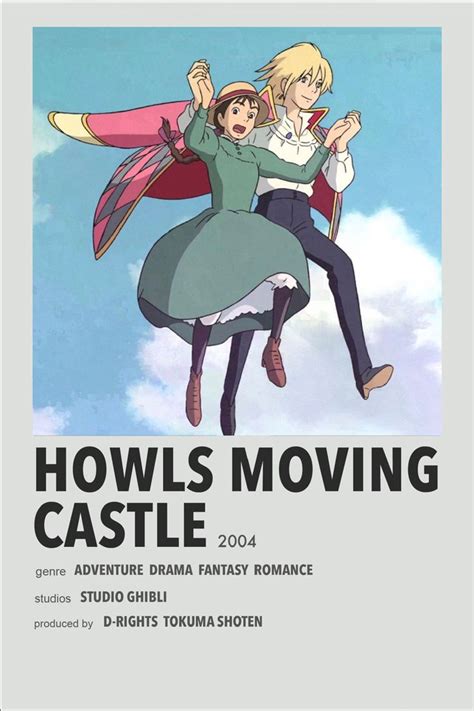 Additional movie data provided by tmdb. Howls Moving Castle | Movie posters minimalist, Anime ...