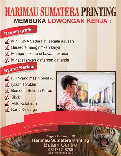 Lowongan kerja indonesia terbaru 2021. Lowongan Kerja PT. Harimau Sumatra Printing - Lowongan ...