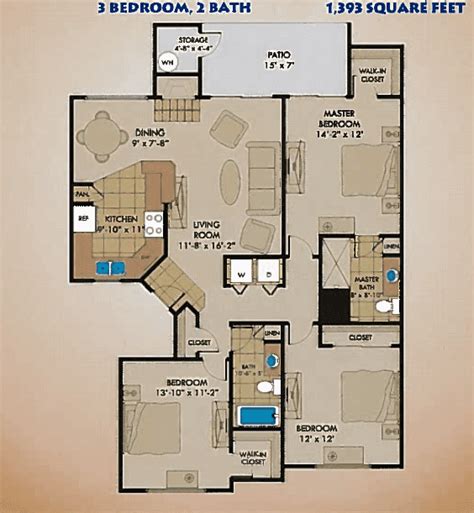 Maybe you would like to learn more about one of these? Floor Plan - 3 Bedroom