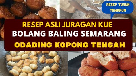 Bolang baling cakwe / kue bantal adalah asli makanan indonesia yang. Resep Bolang Baling Semarang / Resep Kue Bolang Baling ...