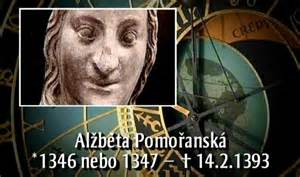 Busta čtvrté manželky karla iv. 14. únor 1393 - † Alžběta Pomořanská