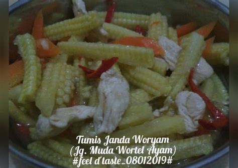 Selain itu udang mempunyai manfaat yang sangat baik bagi tubuh diantaranya penyeimbang. Resep Tumis Janda Woryam (Jagung Muda Wortel Ayam) oleh ...