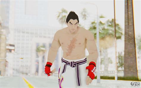 I'm kazuya, the one and only. Kazuya Mishima Skin para GTA San Andreas