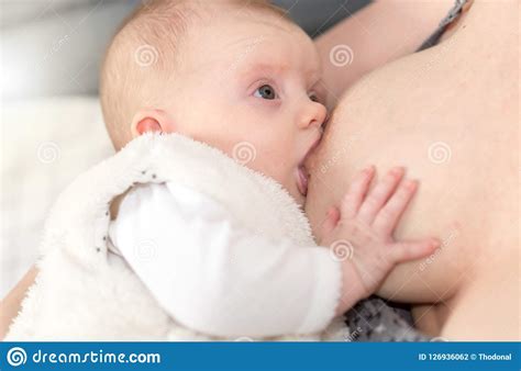 Stock up on diapers baby samples everything baby new moms baby food recipes breastfeeding ice cream hacks change. Breastfeeding Of Newborn Baby Stock Photo - Image of food ...