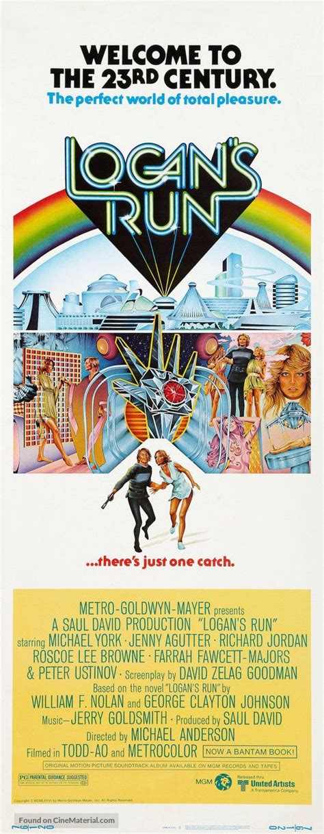 This is an 11x17 or 13 x 19 logan's run fine art poster printed on thick matte paper. ''Logan's Run'' 1976 U.S movie poster. (8). | Logan's run ...