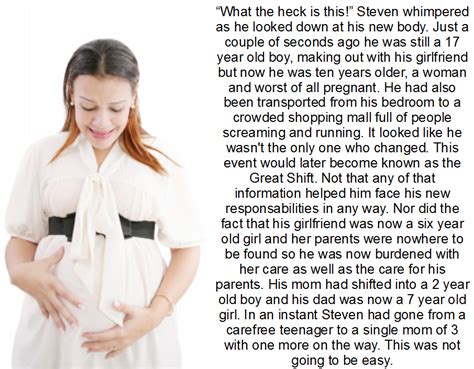 The pregnant husband (request) autor: Eveline's Clean TG Captions