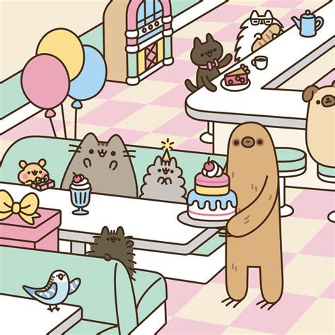 Cara bikin sup ayam kuah gurih dan kental : Pusheen | Pusheen cute, Happy birthday cat, Pusheen cat