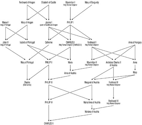 Stammbaum der österreichischen und spanischen habsburger(unvollständig). Spanische Habsburger: Inzucht führte zum Ende - ORF ON Science