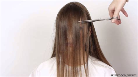 Long hair can be difficult to deal with and keeping it in a simple pony tail or straight on your back can get boring pretty fast. Hair2U - Teaser Bangs Cutting - YouTube