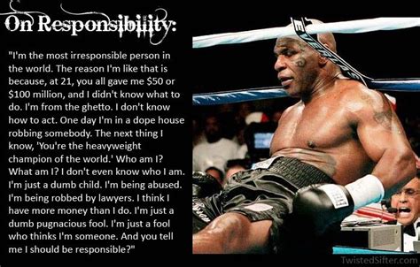 A collection of quotes by mike tyson on boxing, winning, loosing, fight, dreams, strength, love, sports, god, learning, humble, i am, weakness etc. el gran Mike | Mike tyson quotes, Boxing quotes, Mike tyson