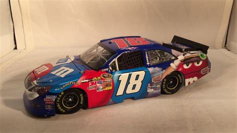 Kyle busch's car featured a thanks for being as awesome as i am, message, which is one of 28 different m&m's messages packs available. Review: 2012 Kyle Busch #18 M&Ms Red, White & Blue Toyota ...