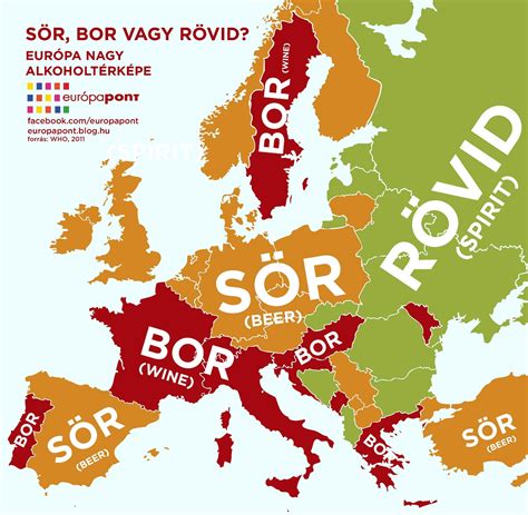 • tudom,hogy értelmetlen video,de profil képnek jó. Európa nagy alkoholtérképe - Európa Pont