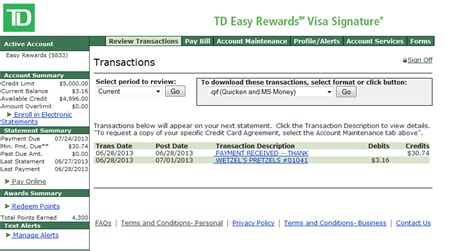 Most of the websites usually do not sell gift cards of small brands or shops but this website is exceptional in this case. Looks Like My TD Bank Easy Rewards Card Got Upgrad ...