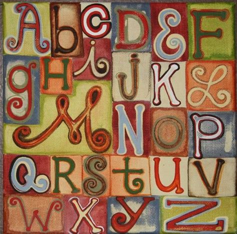 Zyzzyvas · jazzlike · vajazzle · buzzbomb · jacuzzis · quizzing · zizzling · bezazzes . 8 x 8 Whimsical Alphabet | Etsy | Alphabet, Whimsical, Lettering