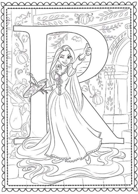 If you want alphabet picture for coloring yourself then you need to click on black & white print link. Pin by Shayna Stephenson on Disney alphabet | Abc coloring ...