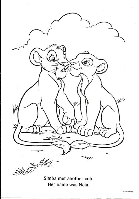 Color your favorite disney characters. Lion Drawing Color at GetDrawings | Free download