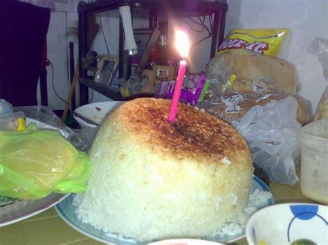 Birthday is the most important event in a person's life. Two Worlds Existing as One: Pinoy Style Rice-Cake...