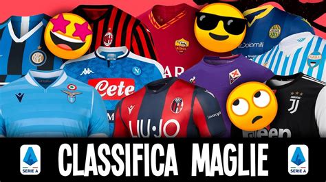 1st, 2nd, 3rd, 4th europa league: LA CLASSIFICA DELLE MAGLIE HOME SERIE A 2019/20!!! - YouTube