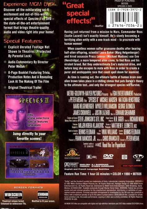 Natasha tonya henstridge (born august 15, 1974) is a canadian actress and model. Species Ii Ltbx Natasha Henstridge Dvd Rare and 50 similar ...