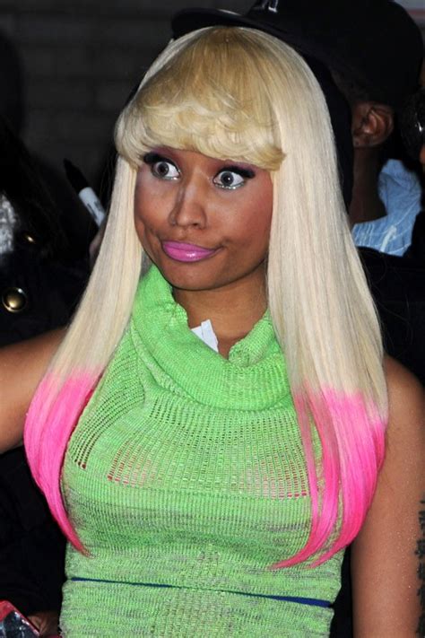 Busty blonde milf gets two hot loads on her face. Nicki Minaj Straight Platinum Blonde Angled, Blunt Bangs ...