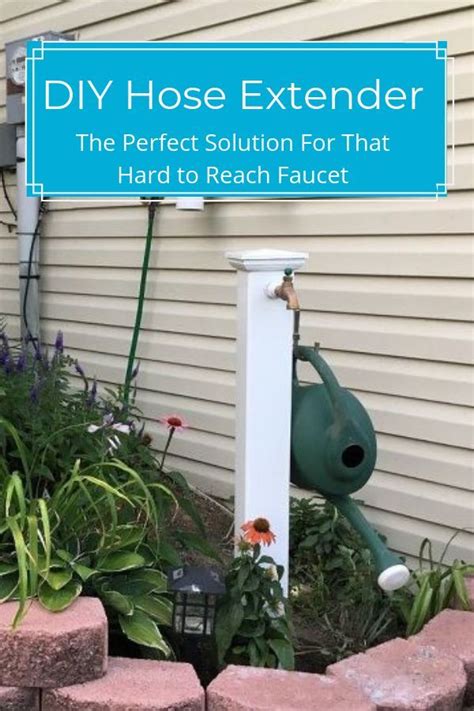 Maybe you would like to learn more about one of these? DIY Hose Extender | Faucets diy, Outdoor diy projects, Diy ...