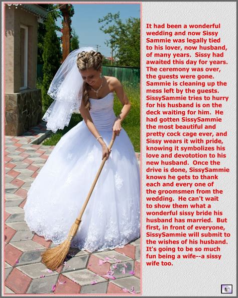 Imagine being asked to dress and act like a woman. Captions by Alexis: SISSY BRIDE