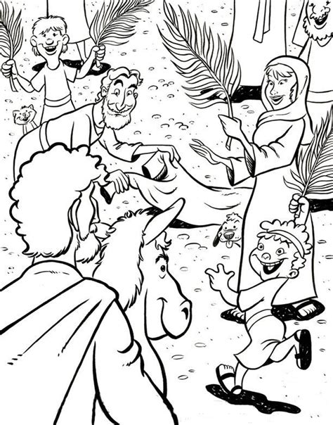 Or go to a page on aardvarks. Triumphal entry | Palm Sunday | Coloring book art, Sunday ...