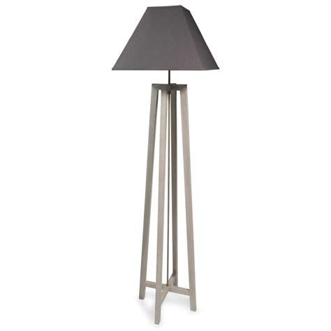 C'est un dictionnaire pour les mots croisés et mots fléchés. Lampadaire en bois avec abat-jour gris H 155 cm SQUARE ...