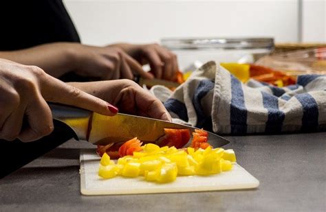 The side side shelf cutting board is an easy fix for having a cutting board at the griddle. Woman Hands Cutting Vegetables · Free photo on Pixabay