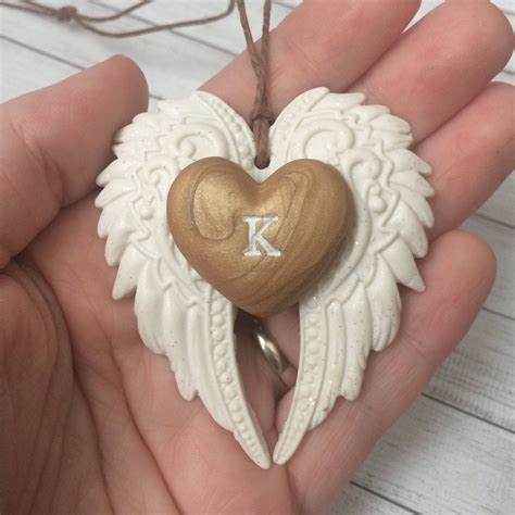 5 out of 5 stars. White Angel Wings | Memorial Ornament | Remembrance ...