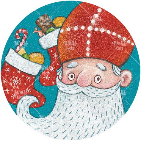 Ein bekannterer brauch, ist das nächtliche befüllen von schuhen oder ähnliches durch den nikolaus. Einzelner Magnet. Motiv: Nikolaus - WolffKids