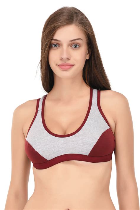 Maybe you would like to learn more about one of these? Buy LIZARAY Cotton Sports Bra - Maroon Online at Best ...