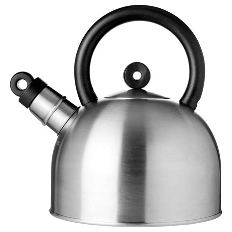304 stainless steel thickened whistle large capacity kettle gas household kettle kettle gas furnace induction cooker. VATTENTÄT Kettle - stainless steel, black 2 qt | Kettle ...