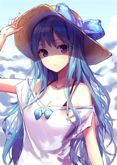 She had a bossy sort of voice, lots of bushy brown hair and rather large front teeth. 281 best Blue Haired images on Pinterest | Anime girls ...