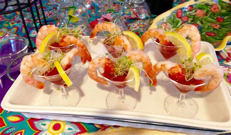 Presentation is just as important as taste for many diners. Individual Shrimp Cocktail Presentations - Valentine's Day ...