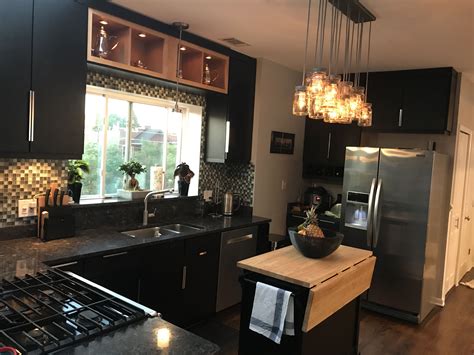 Long island cabinet refacing & kitchen remodeling. Pin by Tamta Meladze on Kitchen Reface, Black Kitchen ...