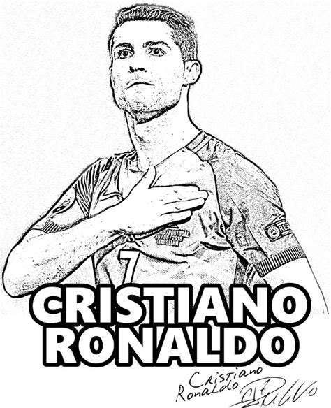 Cristiano ronaldo to color for free here: Cristiano Ronaldo Topcoloringpages.net by Topcoloringpages ...