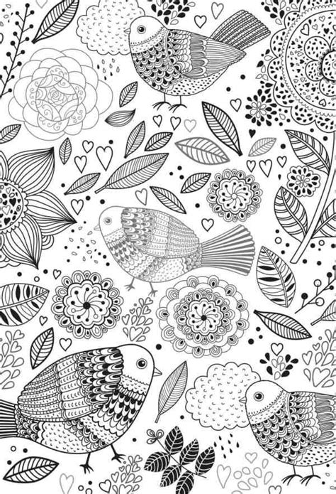 Paint was used on the images before crayon wax become popular in the 1930's. 15 Fantastic Free Colouring Pages for Adults - Heart ...