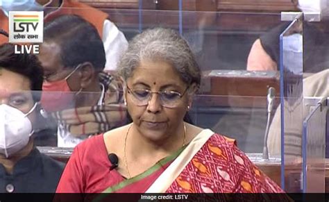 Sitharaman's budget speech had several important announcements. Budget: Focus On Vaccine, Farmers, Polls; Relief For ...