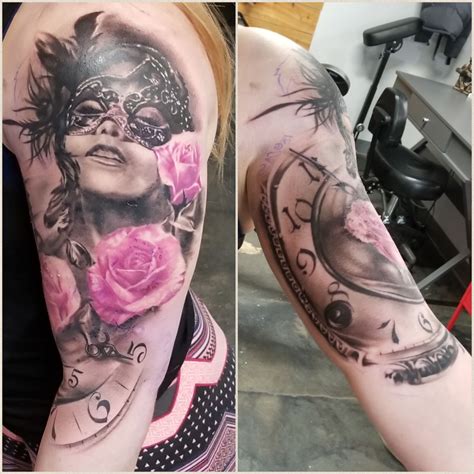 Specializing in all styles of tattooing, cover ups and fix its. Masked Lady, tattooed in Fallen Heroes Tattoo Studio in Colorado Springs. Artist - Nicholas ...