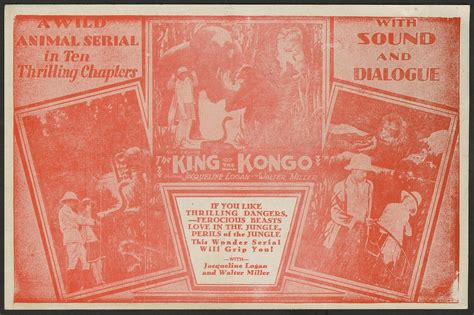 <래리 킹 저/강서일 역> 저. 킹 오브 더 콩고 (1929) 최초의 유성영화 시리얼 | 퍼블릭도메인